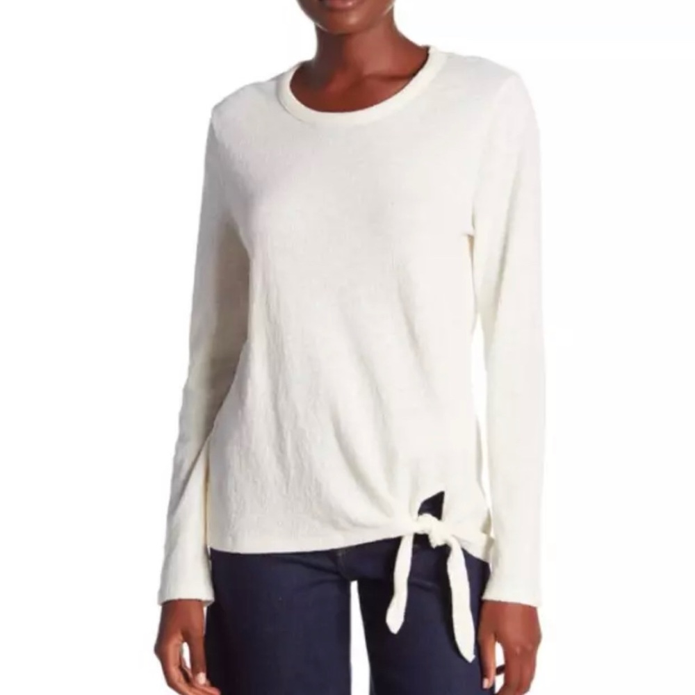 Madewell Ivory Long Sleeve Top